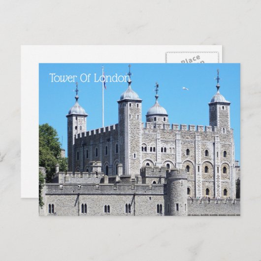 Carte Postale Tour de Londres (Devant / Derrière)