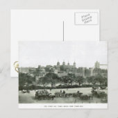 Carte Postale Tour de Londres 1900 (Devant / Derrière)