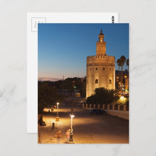 Carte Postale Tour de l'or (Devant / Derrière)