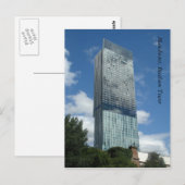 Carte Postale Tour de Manchester, Beetham (Devant / Derrière)