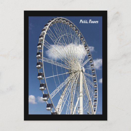 Carte Postale Tour de manège à Paris (Devant)