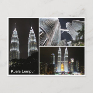 Carte Postale tour de petronas triple