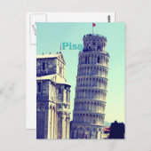 Carte Postale Tour de Pise (Devant / Derrière)