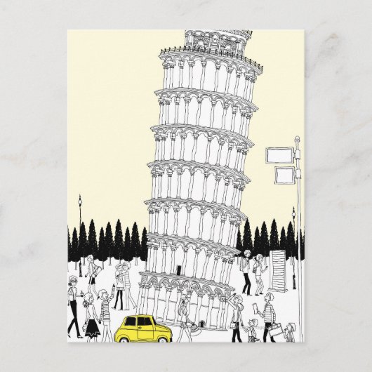 Carte Postale Tour de Pise (Devant)