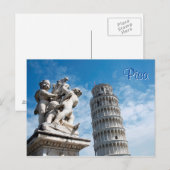 Carte Postale Tour de Pise (Devant / Derrière)