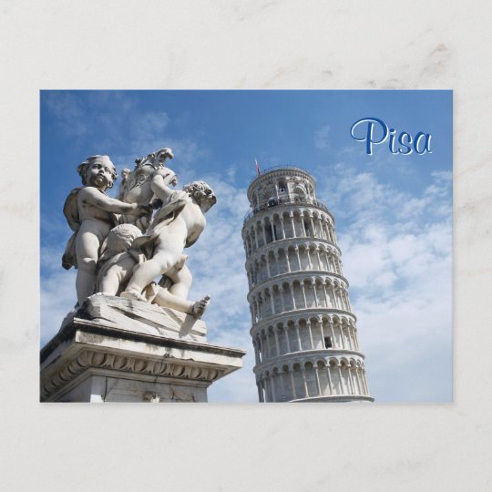 Carte Postale Tour De Pise Zazzle Be