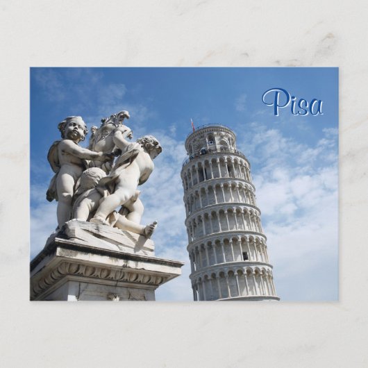 Carte Postale Tour de Pise (Devant)