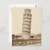 Carte Postale Tour de Pise (Devant / Derrière)
