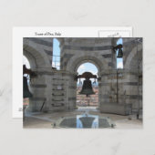 Carte Postale Tour de Pise, Italie (Devant / Derrière)