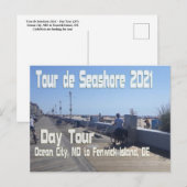 Carte Postale Tour de Seashore 2021 - Visite d'une journée Ocean (Devant / Derrière)