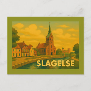 Carte Postale Tour de Slagelse Danemark