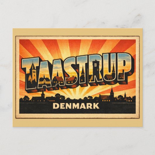 Carte Postale Tour de Taastrup Danemark (Devant)