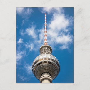 Carte Postale Tour de télévision à Berlin (Allemagne)