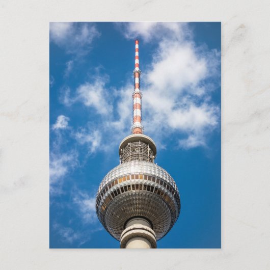 Carte Postale Tour de télévision à Berlin (Allemagne) (Devant)