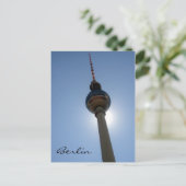 Carte Postale tour de télévision berlin (Debout devant)