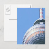 Carte Postale Tour de télévision de Berlin (Devant / Derrière)