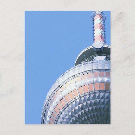Carte Postale Tour de télévision de Berlin (Devant)