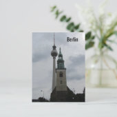 Carte Postale Tour de télévision de Berlin (Debout devant)