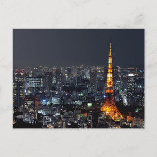 Carte Postale Tour de Tokyo par nuit ::
