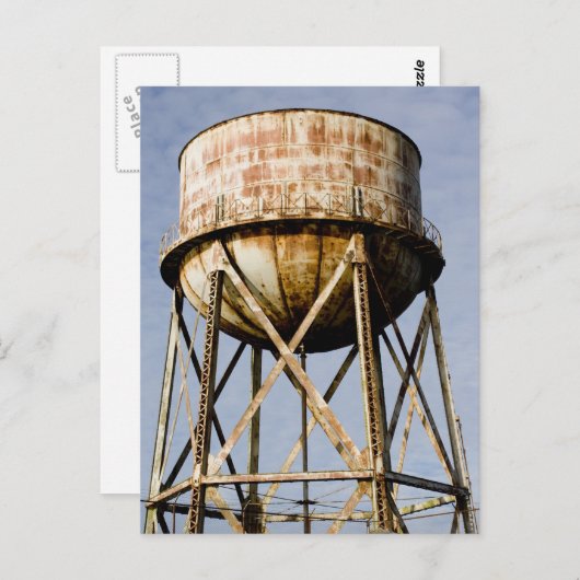 Carte Postale Tour d'eau à Alcatraz (Devant / Derrière)