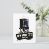 Carte Postale Tour d'eau de New York (Debout devant)