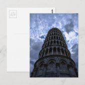 Carte Postale Tour d'Europe de Pise Tour d'Italie (Devant / Derrière)