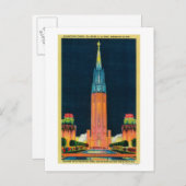 Carte Postale Tour d'exposition, La flèche vers le soleil (Devant / Derrière)