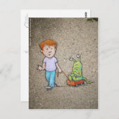 Carte Postale tour du chariot des sluggo (Devant / Derrière)