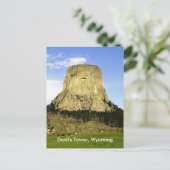 Carte Postale Tour du Diable, Wyoming (Debout devant)