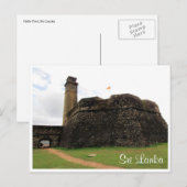 Carte Postale tour du fort de galle (Devant / Derrière)