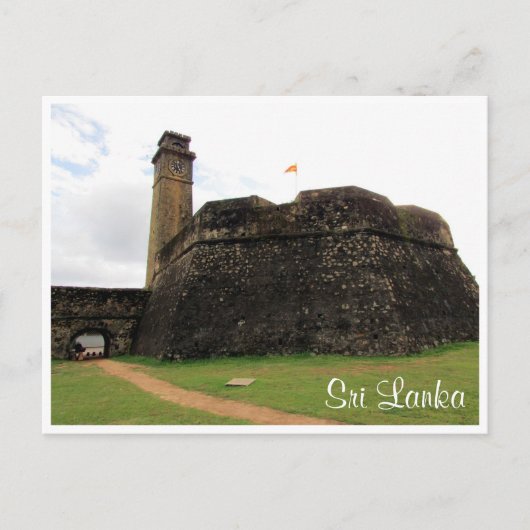 Carte Postale tour du fort de galle (Devant)