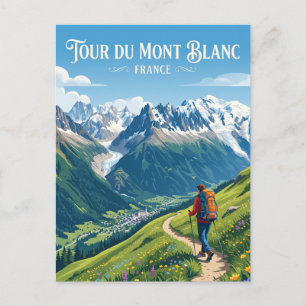Carte Postale Tour du Mont Blanc France
