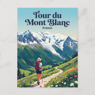 Carte Postale Tour du Mont Blanc France