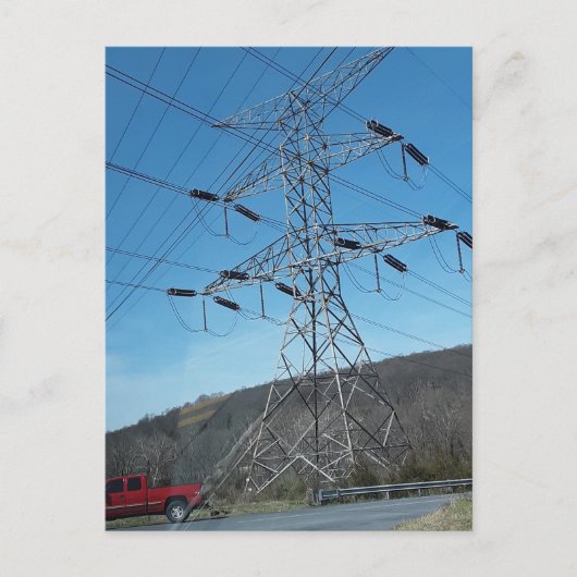 Carte Postale Tour d'utilitaire (Devant)