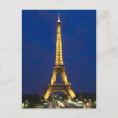 Carte Postale Tour Eiffel (Devant)