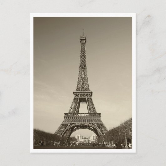 Carte postale Tour Eiffel (Devant)