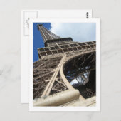 Carte Postale Tour Eiffel (Devant / Derrière)
