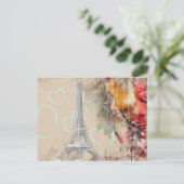Carte Postale Tour Eiffel (Debout devant)