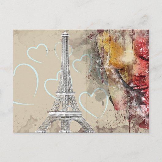 Carte Postale Tour Eiffel (Devant)
