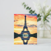 Carte Postale Tour Eiffel (Debout devant)