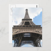 Carte Postale Tour Eiffel (Devant / Derrière)