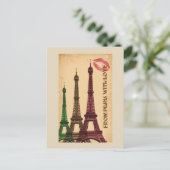 Carte Postale Tour Eiffel (Debout devant)