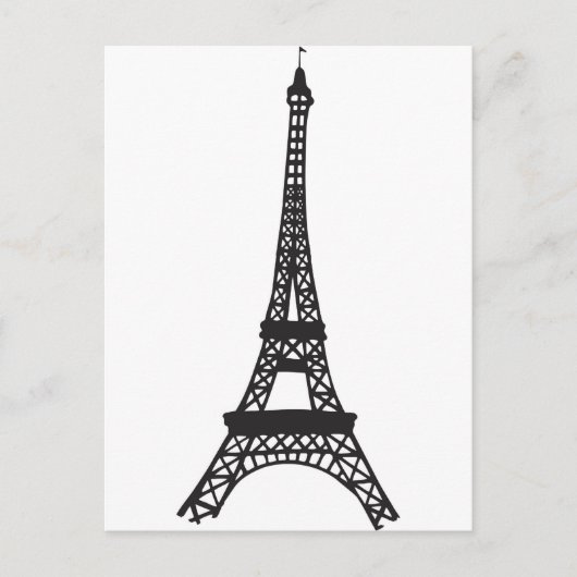 Carte Postale Tour Eiffel (Devant)