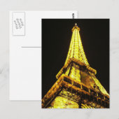 Carte Postale Tour Eiffel (Devant / Derrière)