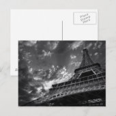 Carte postale Tour Eiffel (Devant / Derrière)