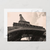 Carte Postale Tour Eiffel (Devant / Derrière)