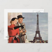 Carte Postale Tour Eiffel (Devant / Derrière)