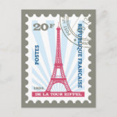 Carte Postale Tour Eiffel (Devant)
