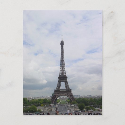 Carte Postale Tour Eiffel (Devant)