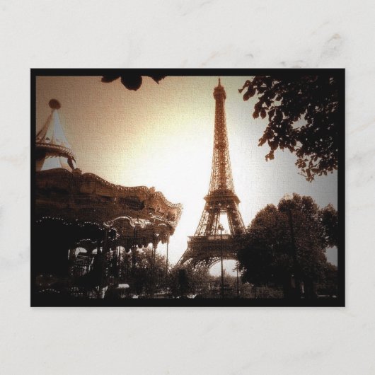 Carte Postale Tour Eiffel 2 (Devant)